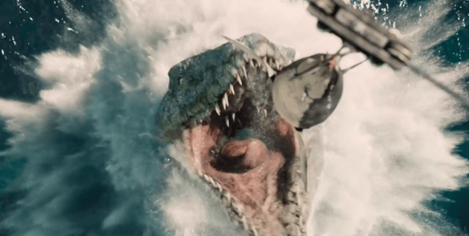 모사사우루스의 점심시간. 유니버설